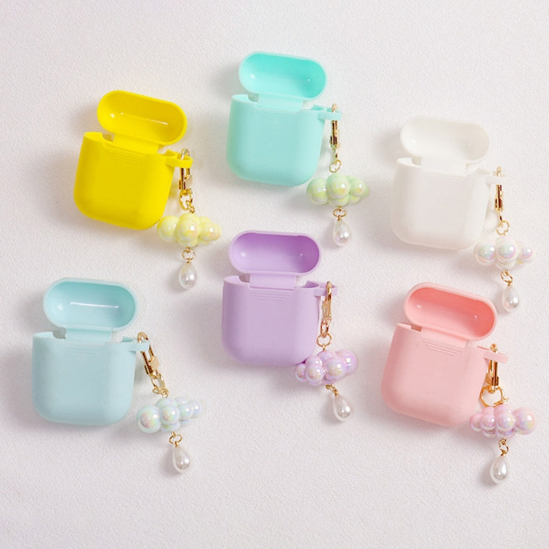 Cloud Keychain Faux Pearl Pendant DIY Acrylic Backpack Ornament Colorful Cloud Key Ring Daily Use Image 10
