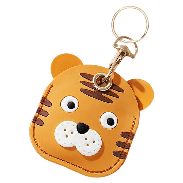 Animal Keychain Multifunctional Cute Tiger Access Card Sleeve Anti-lost Car Key Ring Pendant Backpack Ornament Image 4