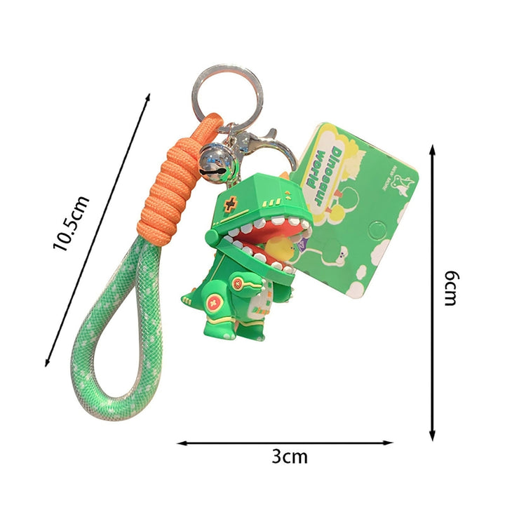 Key Chain Braided Hand Dinosaur Keychain Car Accessory Image 9