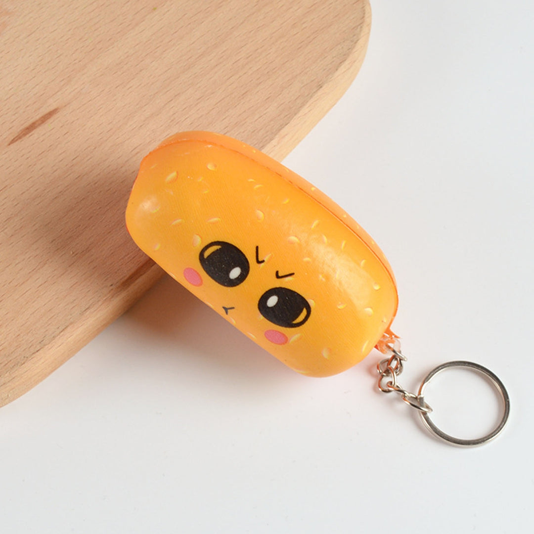 Food Squeeze Toy Keychain Slow Ring Kids Adults Gift Image 10