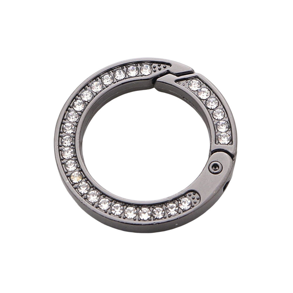 Key Ring Double-sided Rhinestone Buckle Car Accessory Image 2