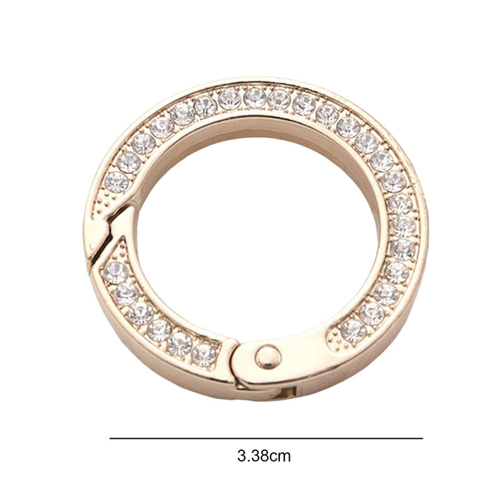 Key Ring Double-sided Rhinestone Buckle Car Accessory Image 11