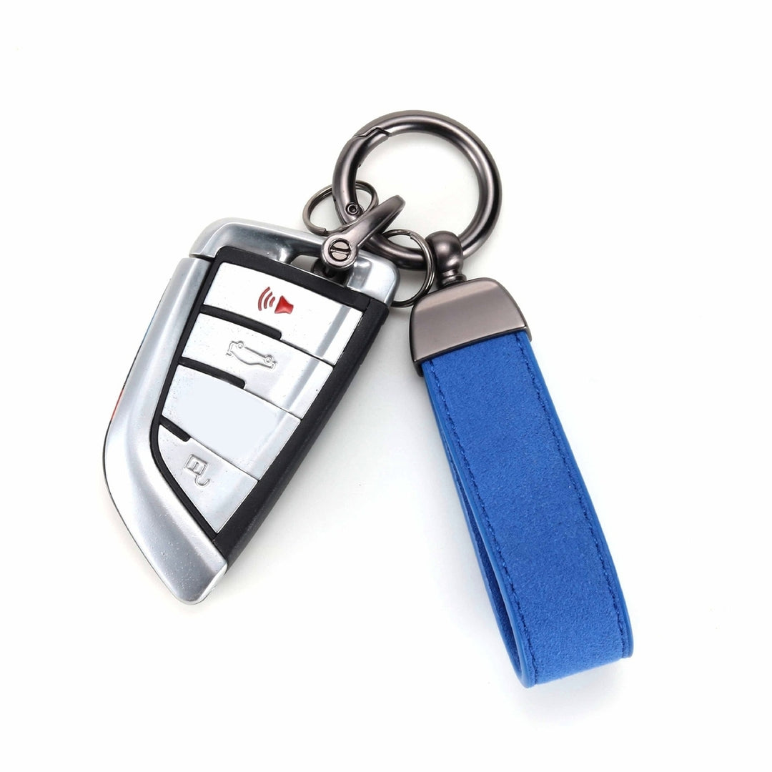 Key Chain Minimalist Rust-resistant Anti-Lost Multi-purpose Faux Leather Car Keychain Handbag Accessory Image 11