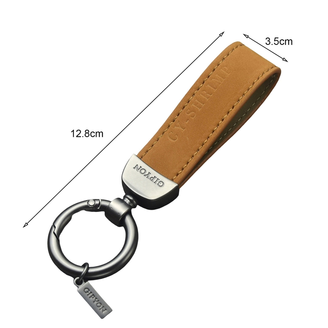 Key Chain Minimalist Rust-resistant Anti-Lost Multi-purpose Faux Leather Car Keychain Handbag Accessory Image 12