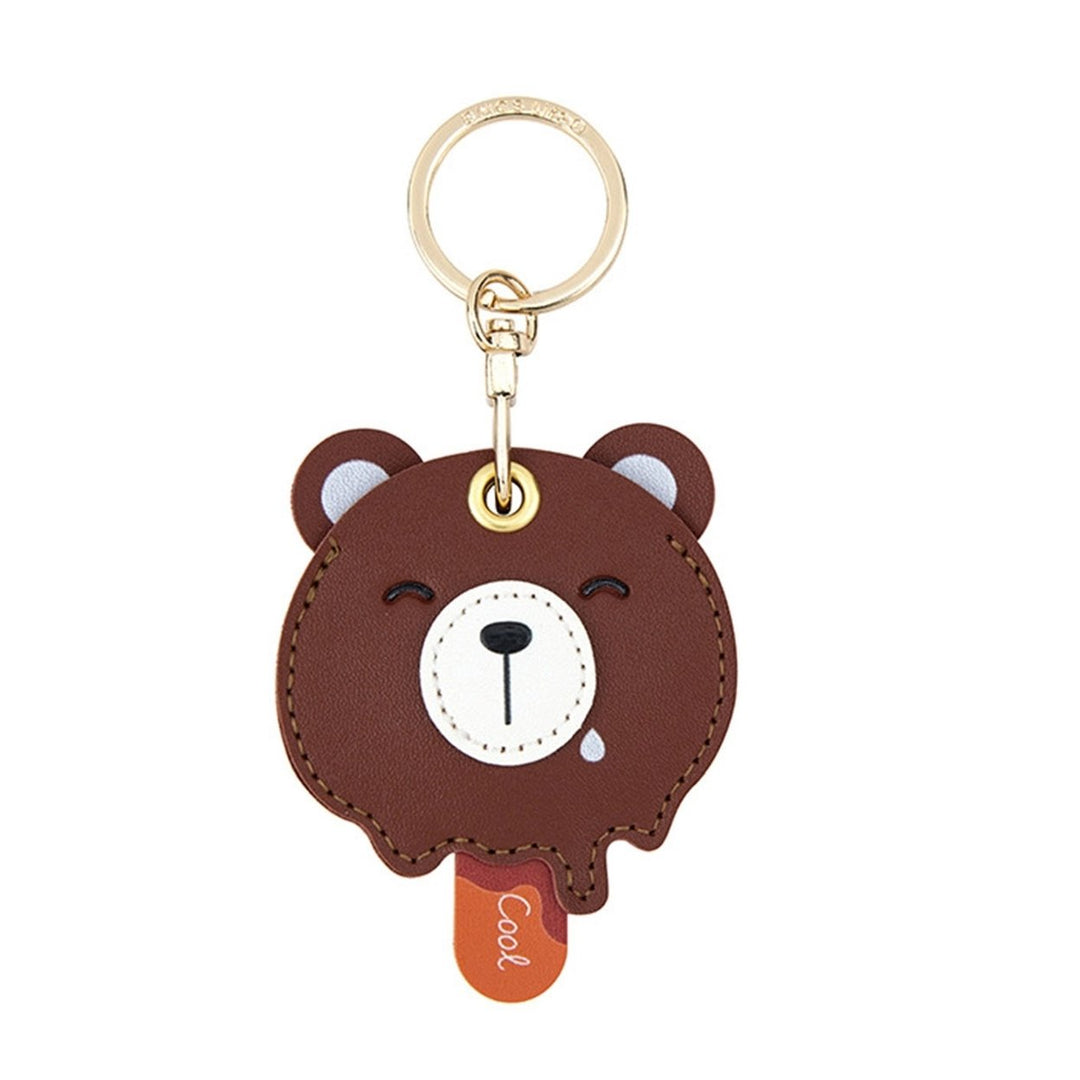 Cute Style Candy Color Exquisite Key Chain Cartoon Animal Shape Access Control Card Cover Backpack Ornament Image 1