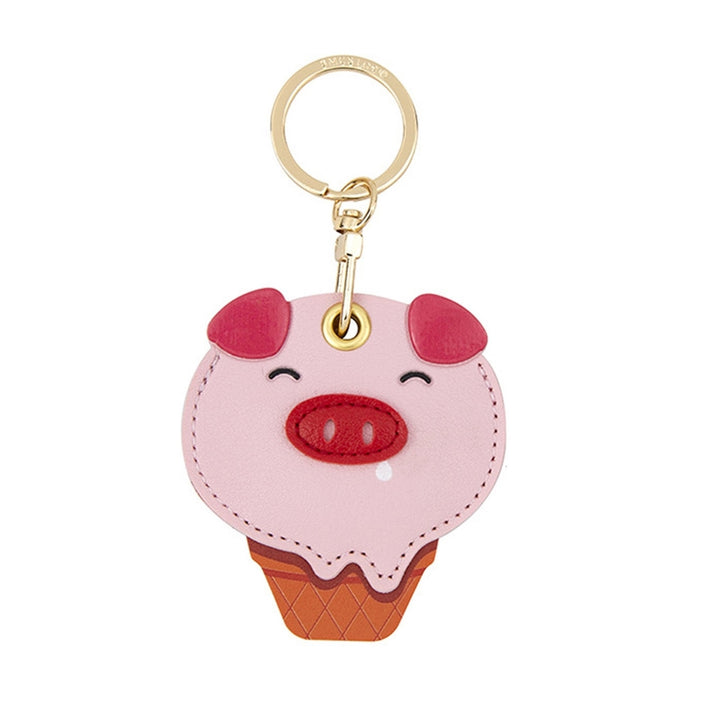 Cute Style Candy Color Exquisite Key Chain Cartoon Animal Shape Access Control Card Cover Backpack Ornament Image 4