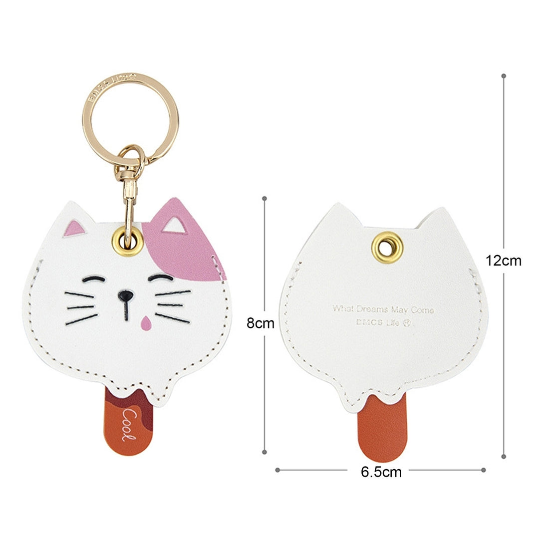 Cute Style Candy Color Exquisite Key Chain Cartoon Animal Shape Access Control Card Cover Backpack Ornament Image 12
