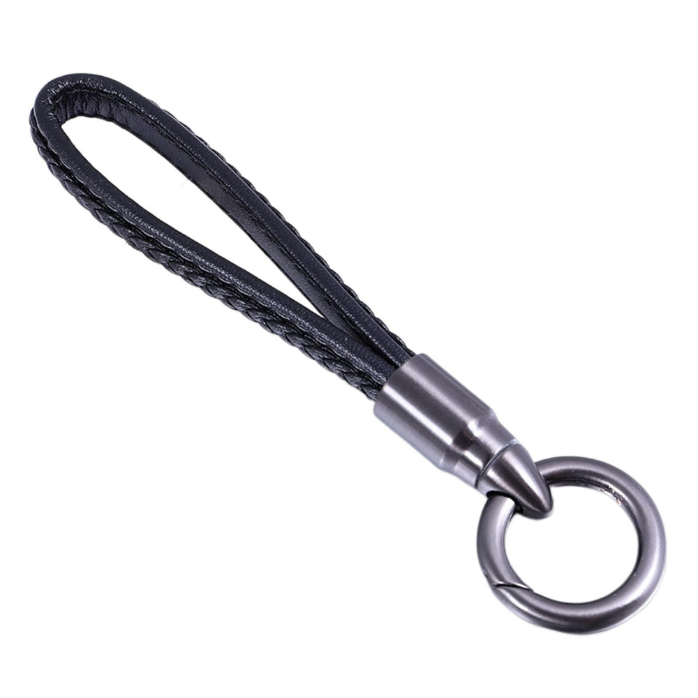 Wristlet Car Key Chain Luxury Faux Leather Men Women Unisex Portable Anti-lost Accessories Wrist Lanyard Strap Car Key Image 2