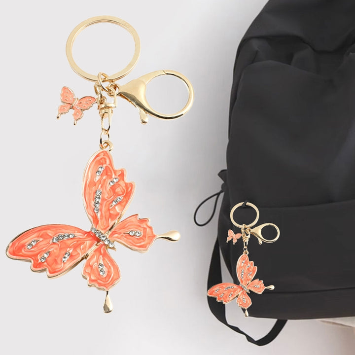Oil-dipping Rhinestone Butterflies Bag Accessories Image 1