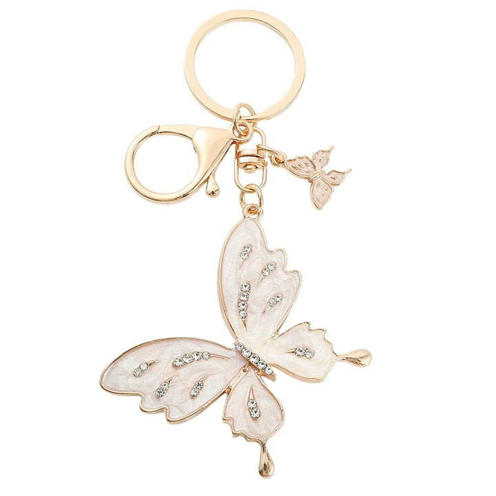 Oil-dipping Rhinestone Butterflies Bag Accessories Image 1