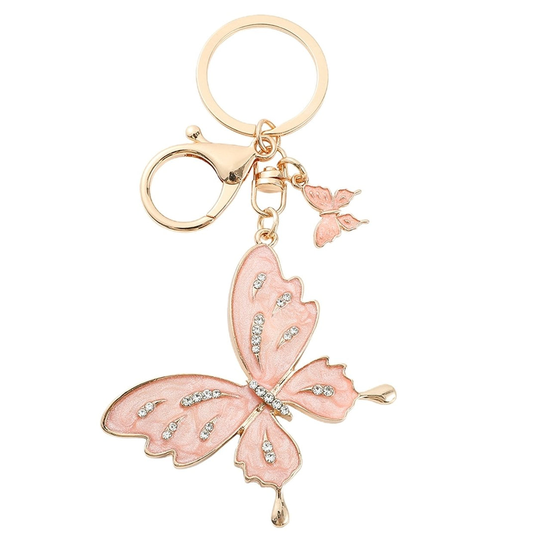 Oil-dipping Rhinestone Butterflies Bag Accessories Image 1