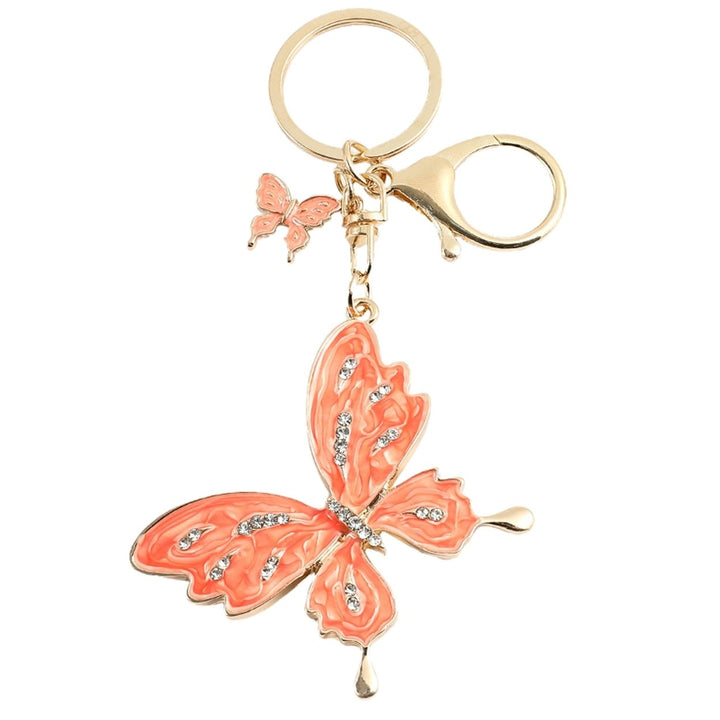 Oil-dipping Rhinestone Butterflies Bag Accessories Image 1