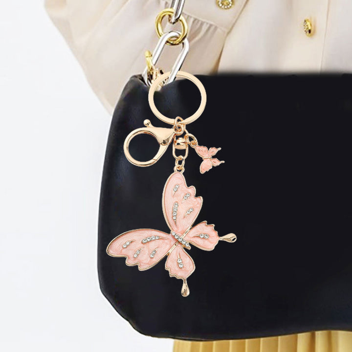 Oil-dipping Rhinestone Butterflies Bag Accessories Image 6