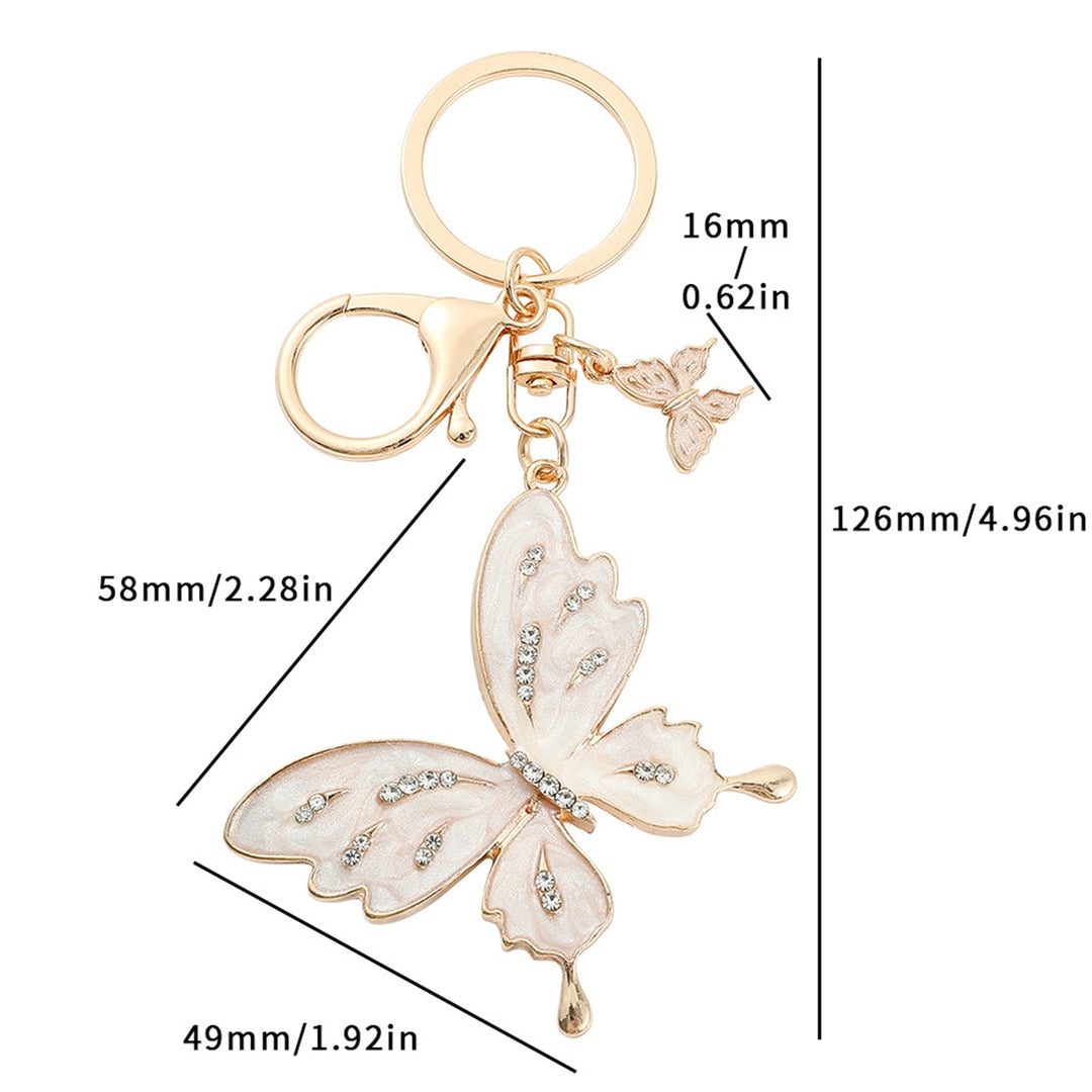 Oil-dipping Rhinestone Butterflies Bag Accessories Image 8