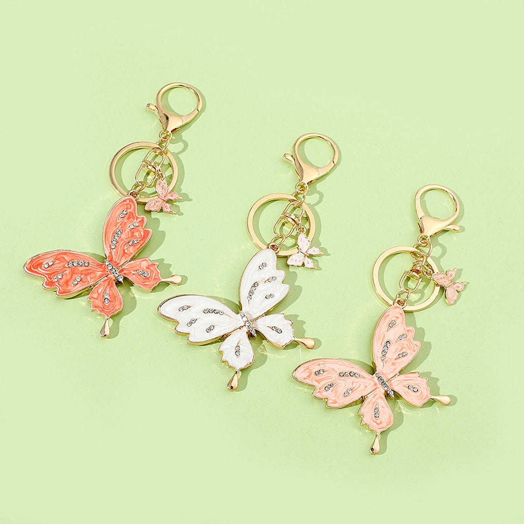 Oil-dipping Rhinestone Butterflies Bag Accessories Image 9