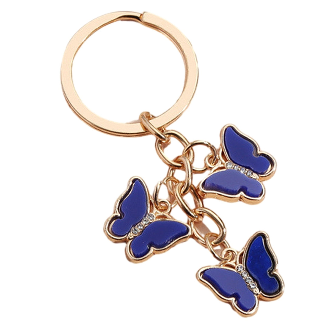 Key Chain Butterfly Charms Purse Bag Accessories Image 4