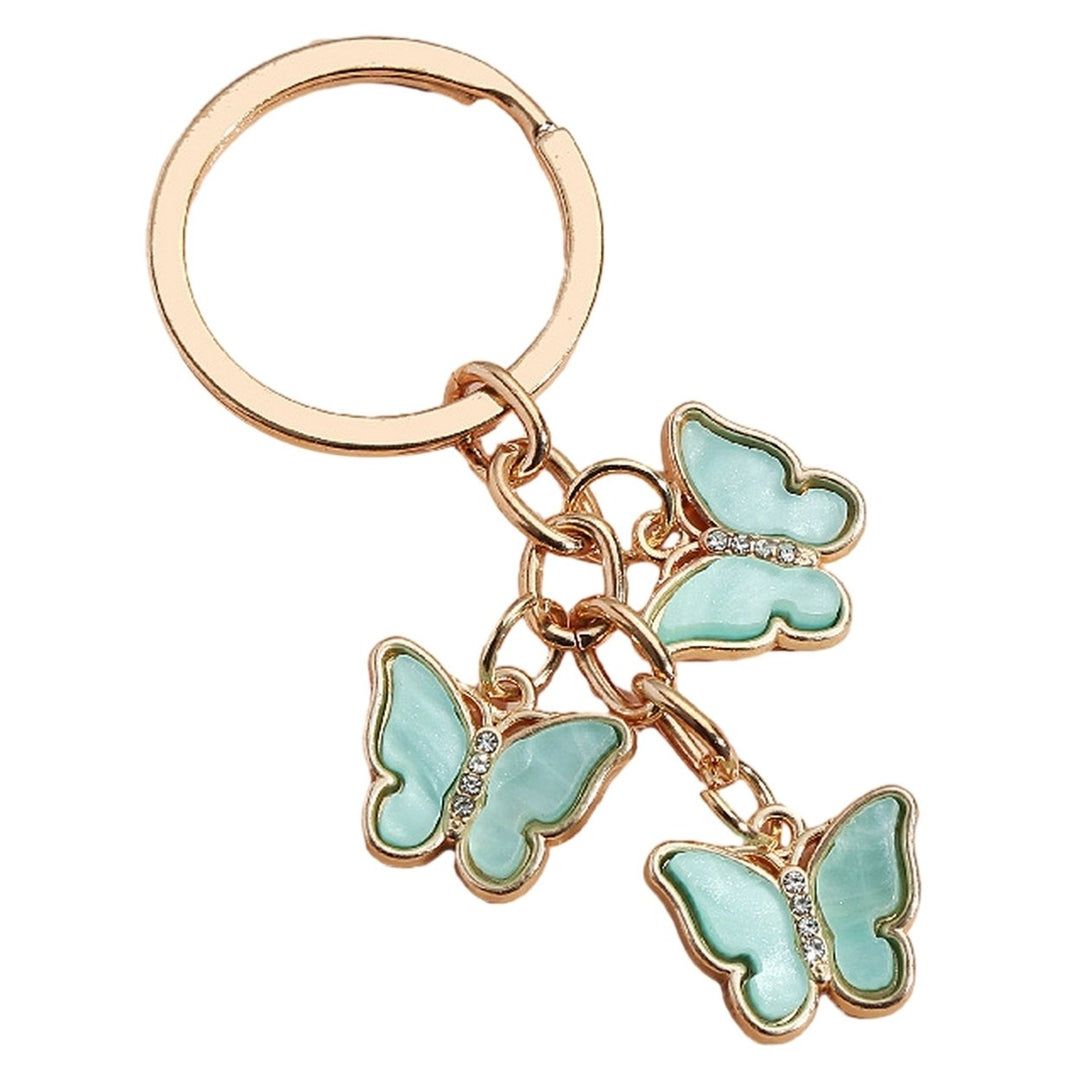 Key Chain Butterfly Charms Purse Bag Accessories Image 1