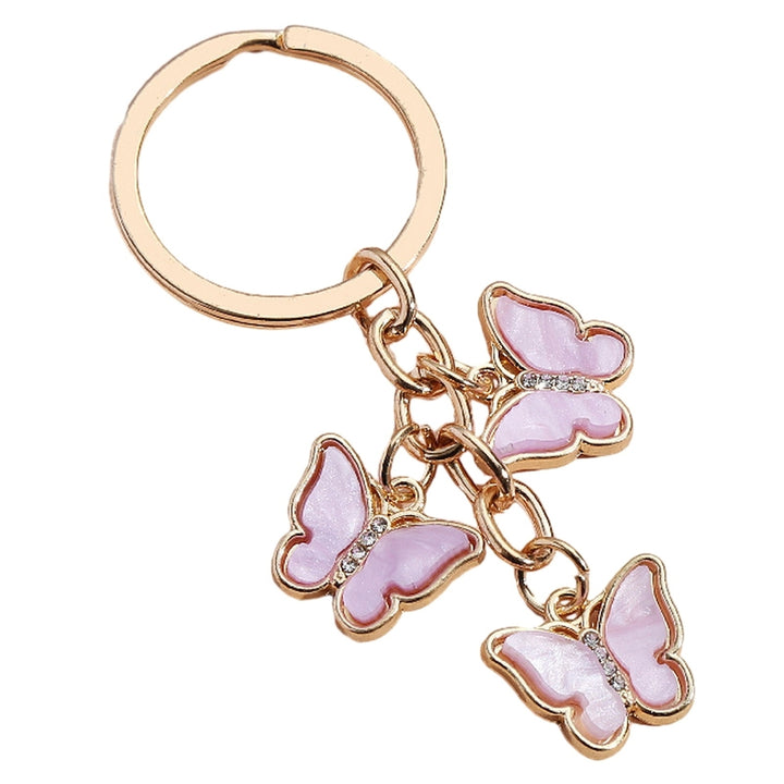 Key Chain Butterfly Charms Purse Bag Accessories Image 6