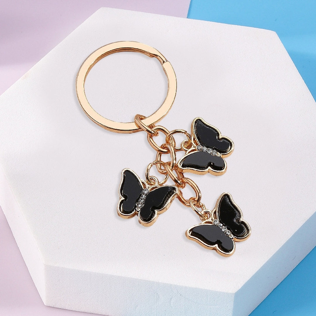 Key Chain Butterfly Charms Purse Bag Accessories Image 9