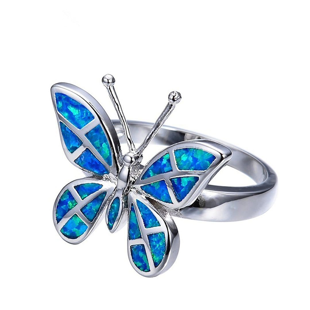 Decorative Good-Looking Women Ring Gift Elegant Rhinestone Butterflies Ring Jewelry Accessaries Image 11