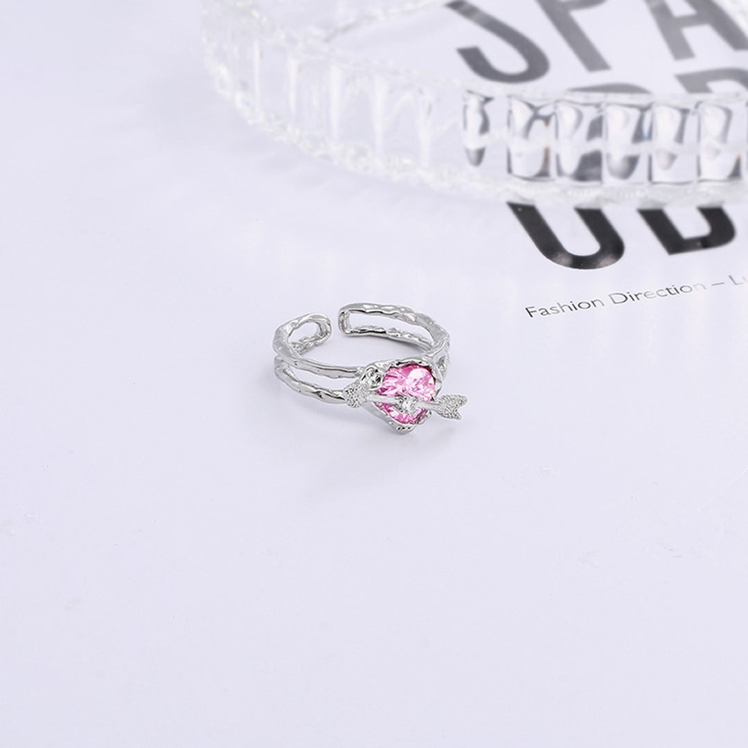 Women Ring Double Layer Fashion Accessories for Dating Image 12