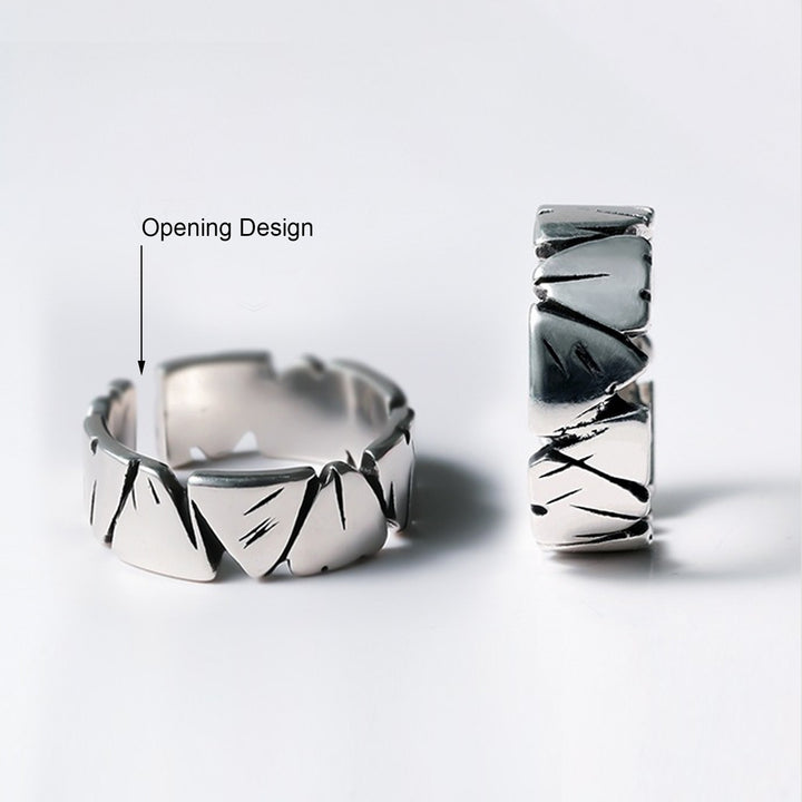 Men Ring Bright Luster Open Finger Ring for Banquet Image 3