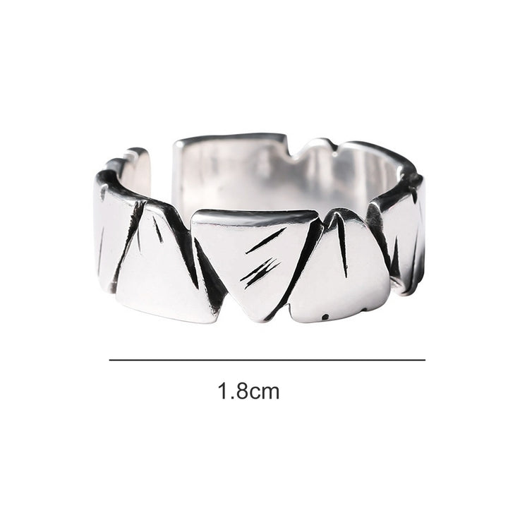 Men Ring Bright Luster Open Finger Ring for Banquet Image 6