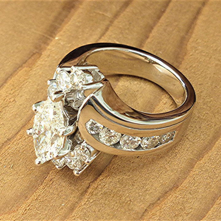 Fashion Ring Sparkling Creative Jewelry Birthday Gift Image 3