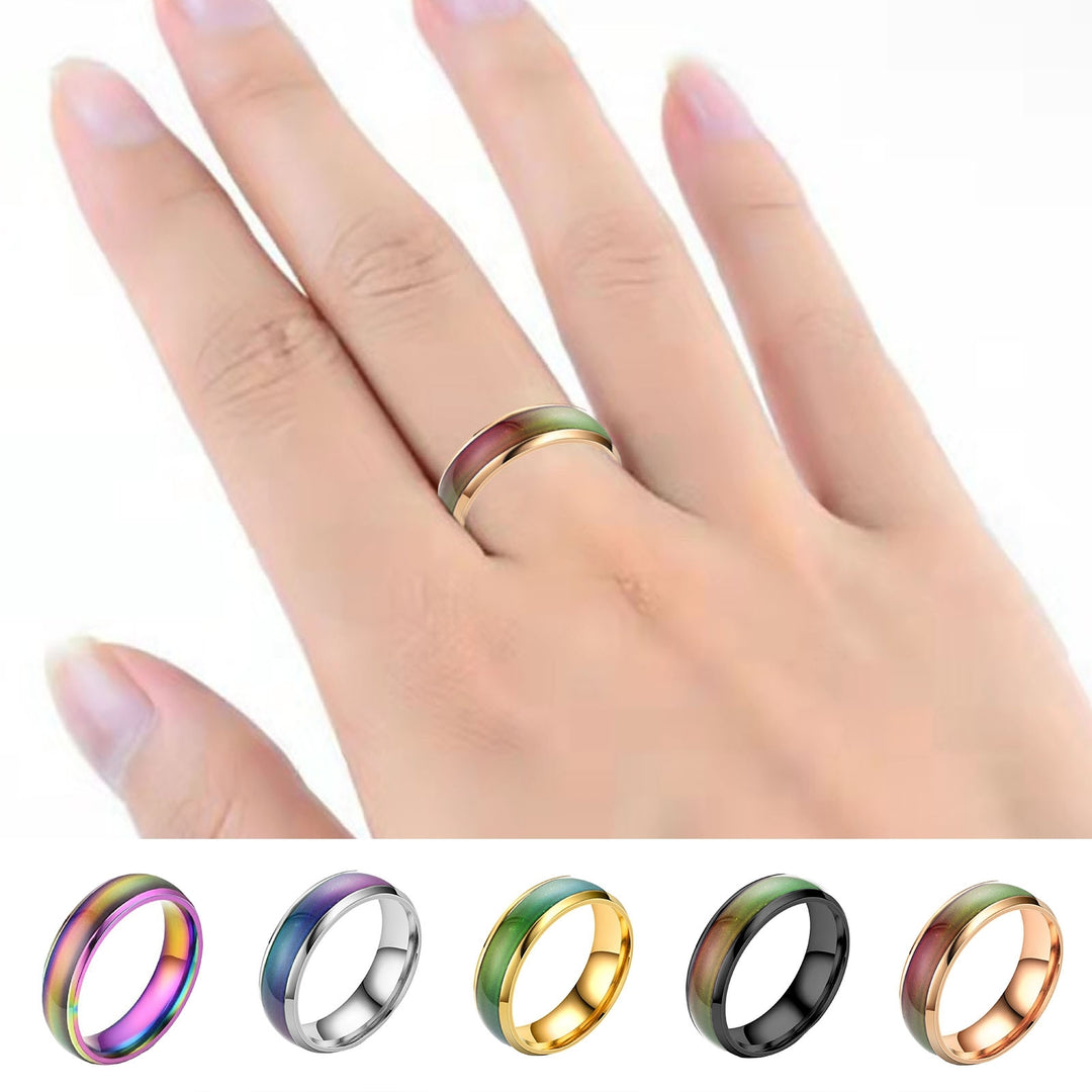 Couple Ring Color Changing Ring for Everyday Wear Image 6