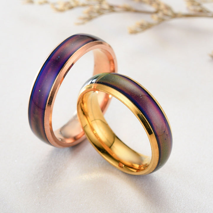 Couple Ring Color Changing Ring for Everyday Wear Image 8