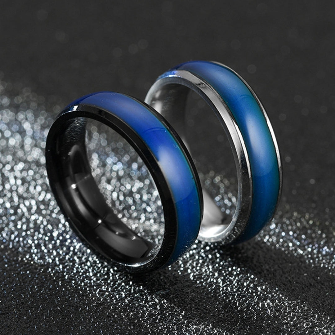 Couple Ring Color Changing Ring for Everyday Wear Image 11