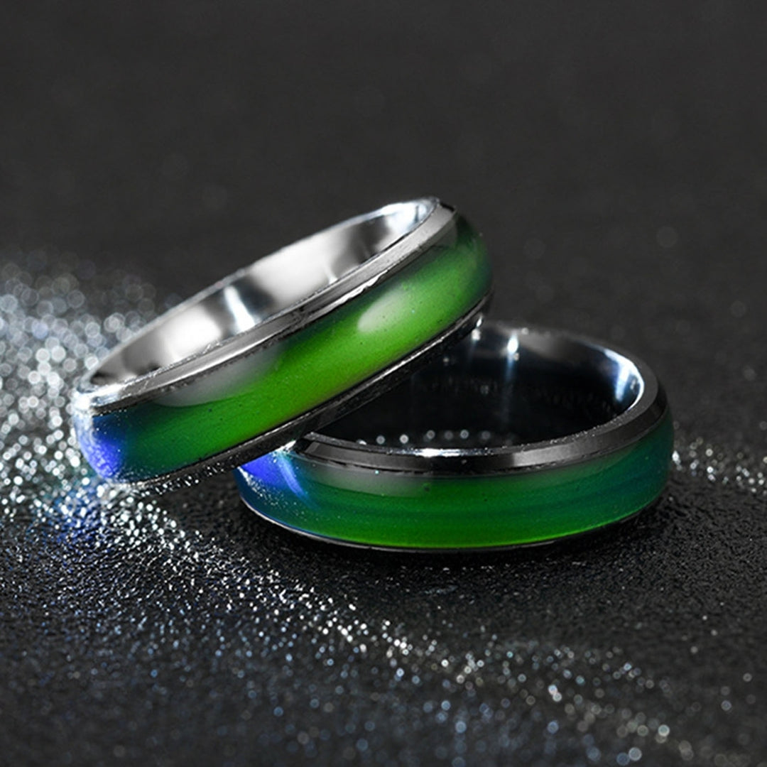 Couple Ring Color Changing Ring for Everyday Wear Image 12