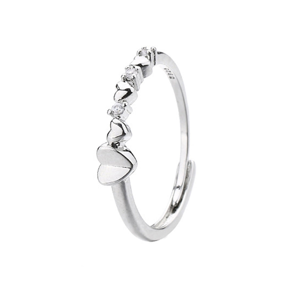 Women Ring Adjustable Opening Gift for Valentines Image 2