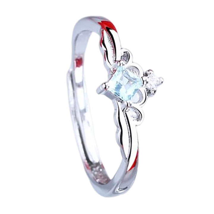 Couple Ring Luxury Exquisite Non-Fading Valentines Day Jewelry The Princess And The Knight Engagement Ring for Image 3