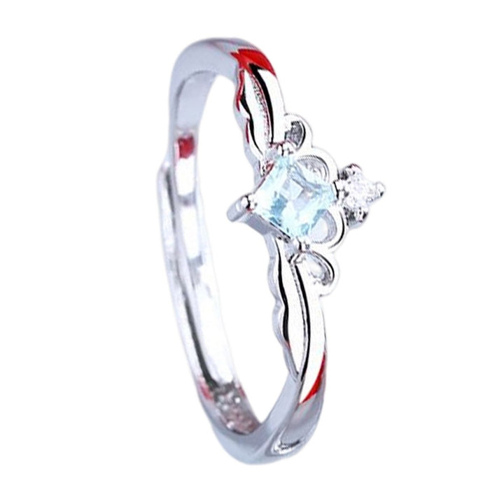 Couple Ring Luxury Exquisite Non-Fading Valentines Day Jewelry The Princess And The Knight Engagement Ring for Image 1