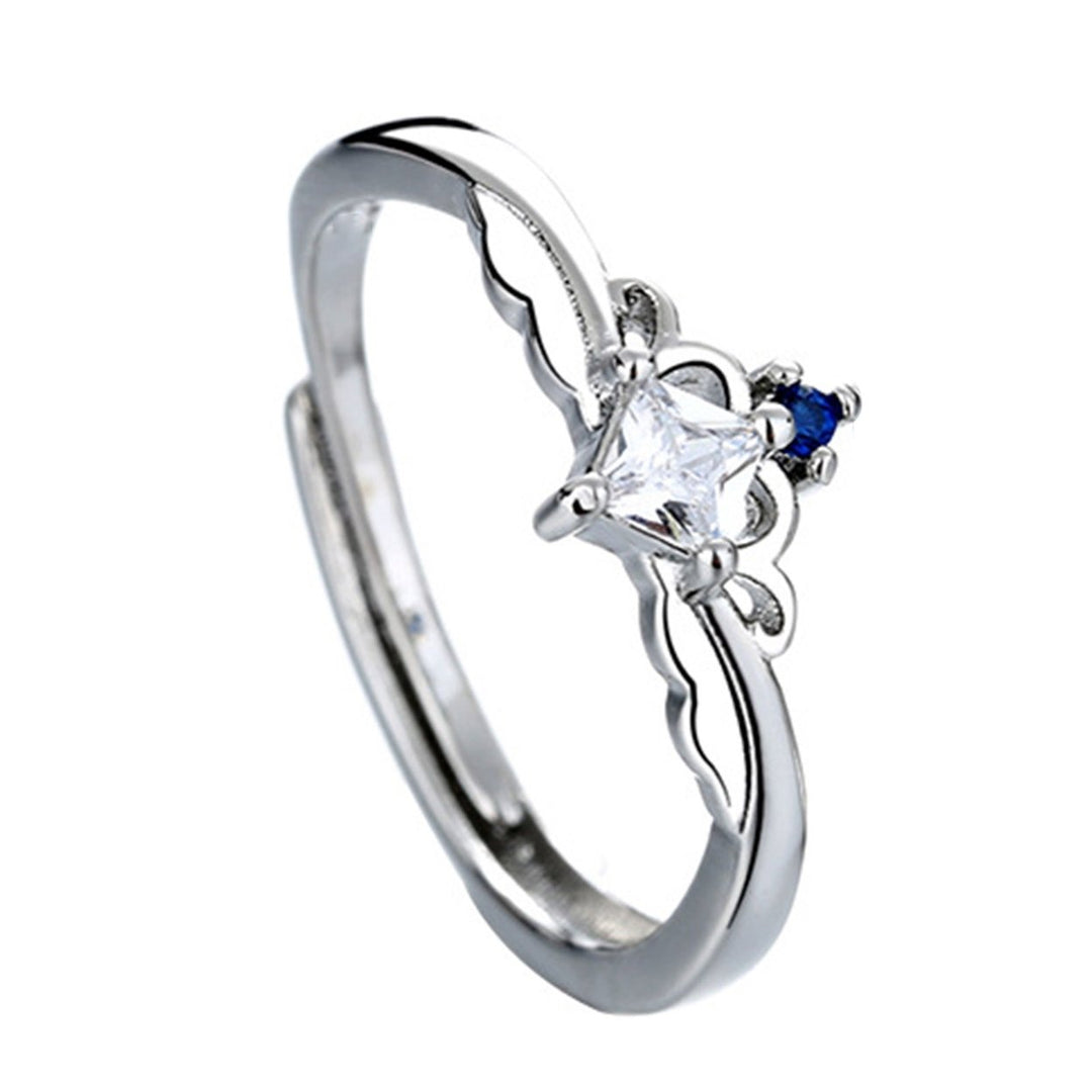 Couple Ring Luxury Exquisite Non-Fading Valentines Day Jewelry The Princess And The Knight Engagement Ring for Image 1