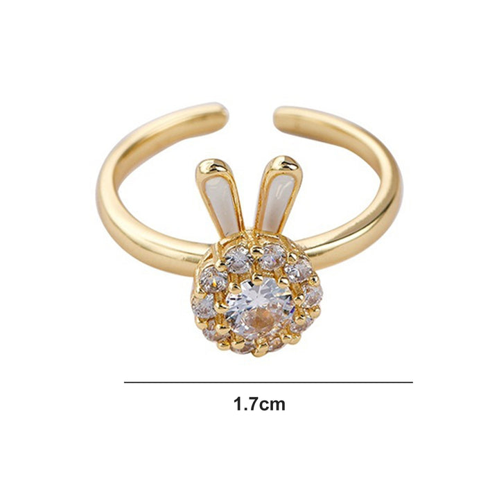 Knuckle Ring Electroplating Cubic Ring Women Jewelry Image 6