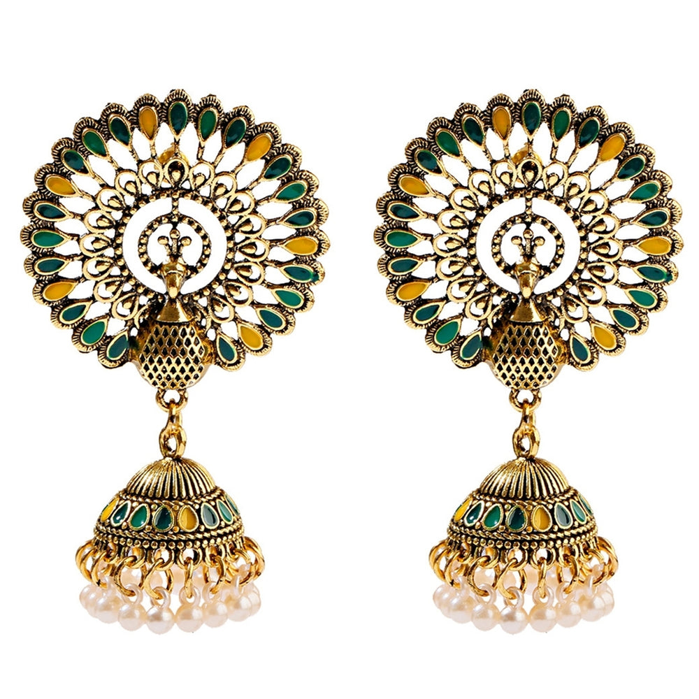 2Pcs Dangle Earrings Indian Jewelry for Daily Wear Image 2