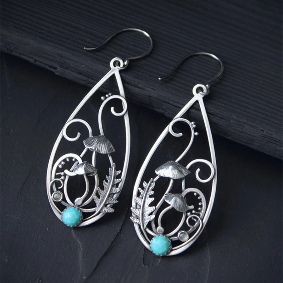 1 Pair Dangle Earrings Retro Jewelry for Daily Wear Image 1