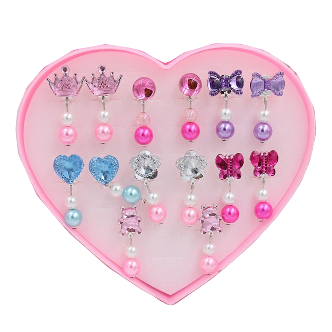 7Pairs/Box Faux Pearls Earrings Jewelry Accessories Image 4