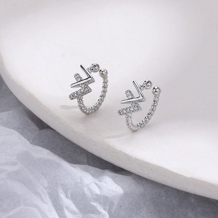 1Pc Ear Cuff Non-Piercing Huggie Earring for Daily Image 3