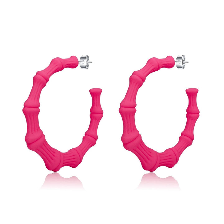 1 Pair Hoop Earrings Geometric Earrings for Daily Life Image 7