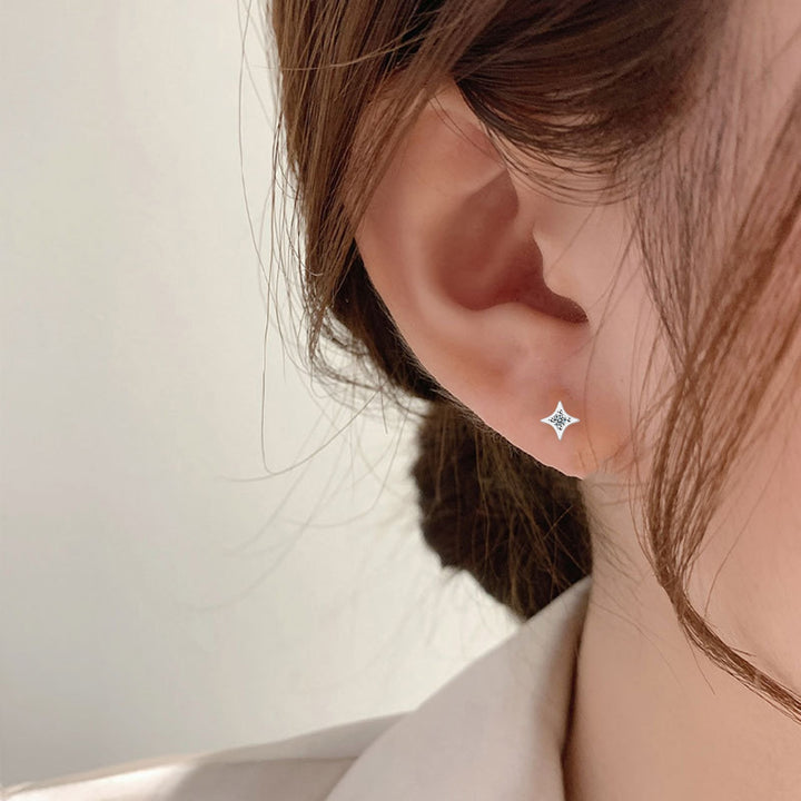 1 Pair Women Ear Star Earrings Popular Accessories Image 3
