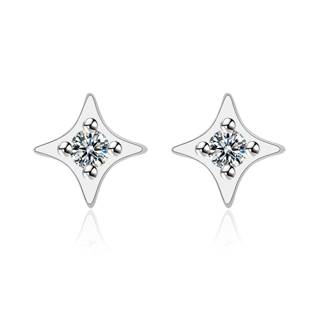 1 Pair Women Ear Star Earrings Popular Accessories Image 1