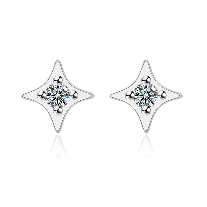 1 Pair Women Ear Star Earrings Popular Accessories Image 1