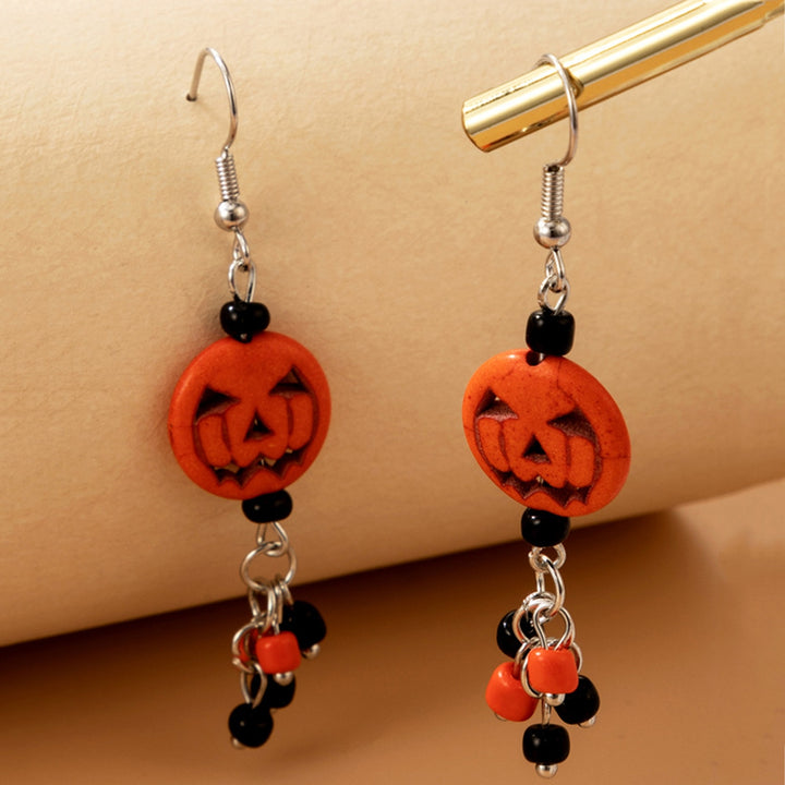 1 Pair Hook Earrings Pumpkin Party Dangle Earrings Image 9