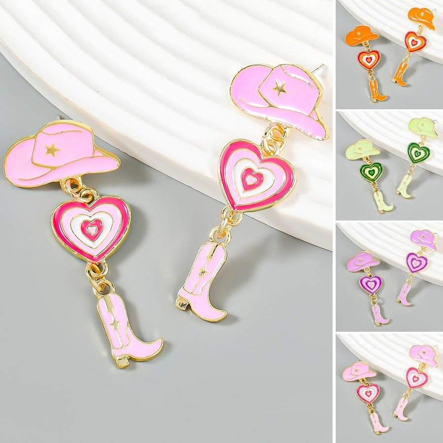 1 Pair Oil-dripping Cowgirl Accessories Birthday Gift Image 1
