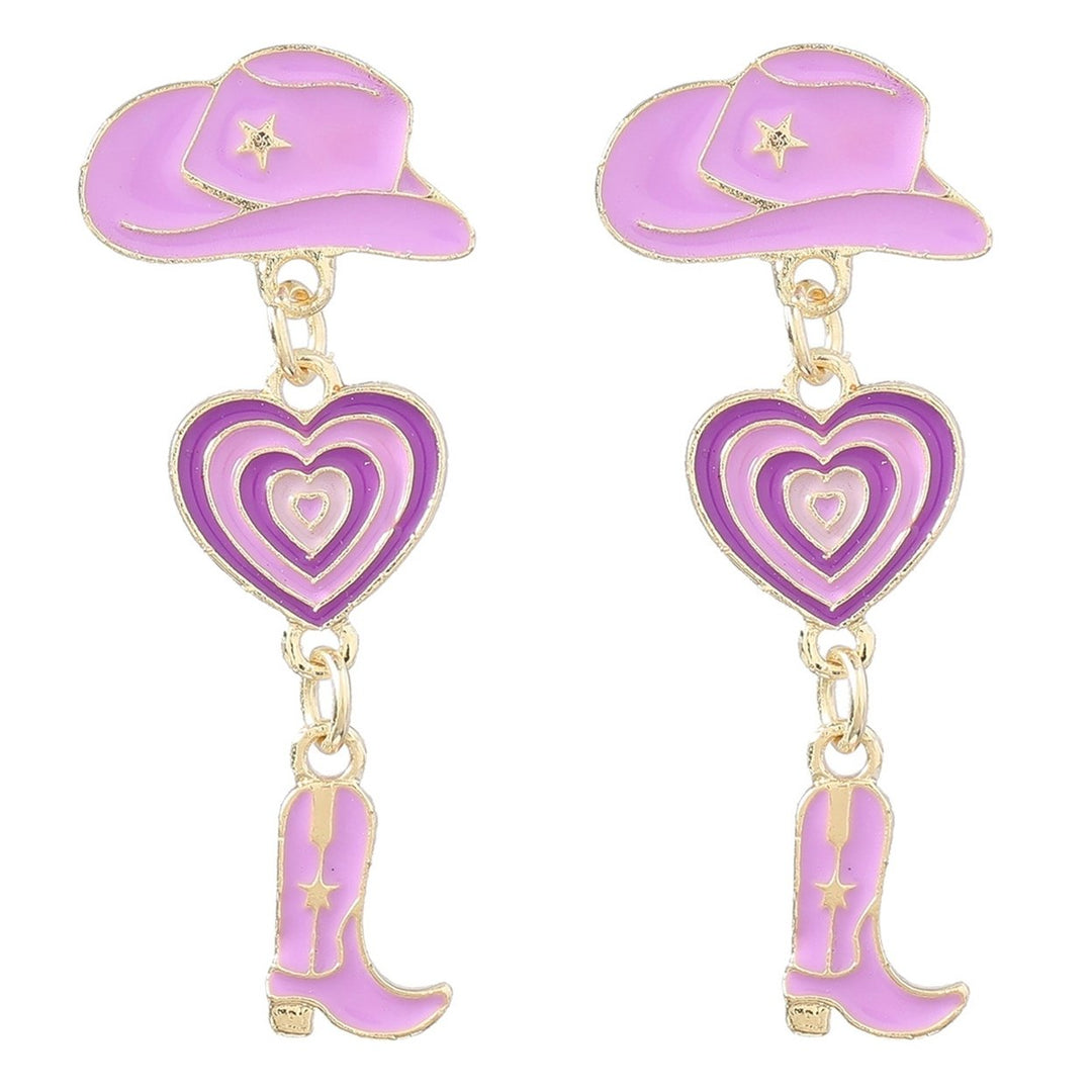 1 Pair Oil-dripping Cowgirl Accessories Birthday Gift Image 1