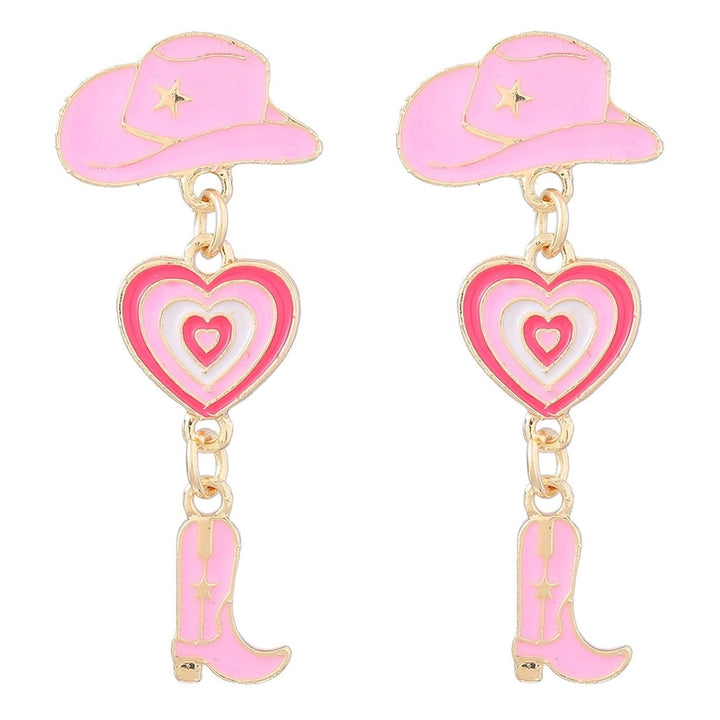 1 Pair Oil-dripping Cowgirl Accessories Birthday Gift Image 1