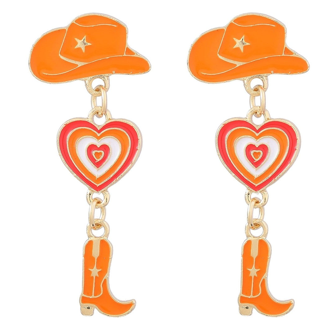 1 Pair Oil-dripping Cowgirl Accessories Birthday Gift Image 1